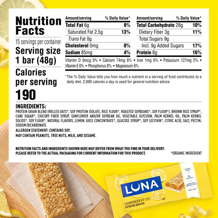 gluten-free formulation with organic rolled oats