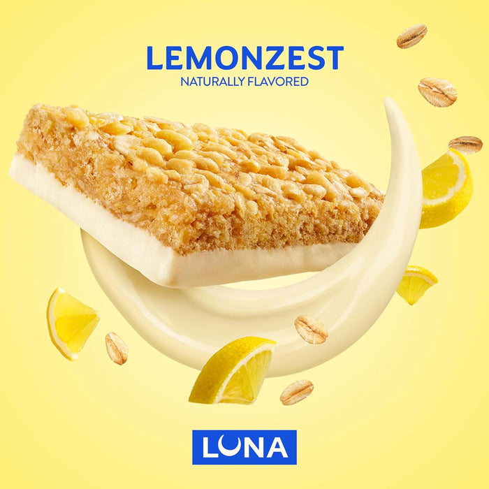 creamy coating dip over a lemon-zest oat base