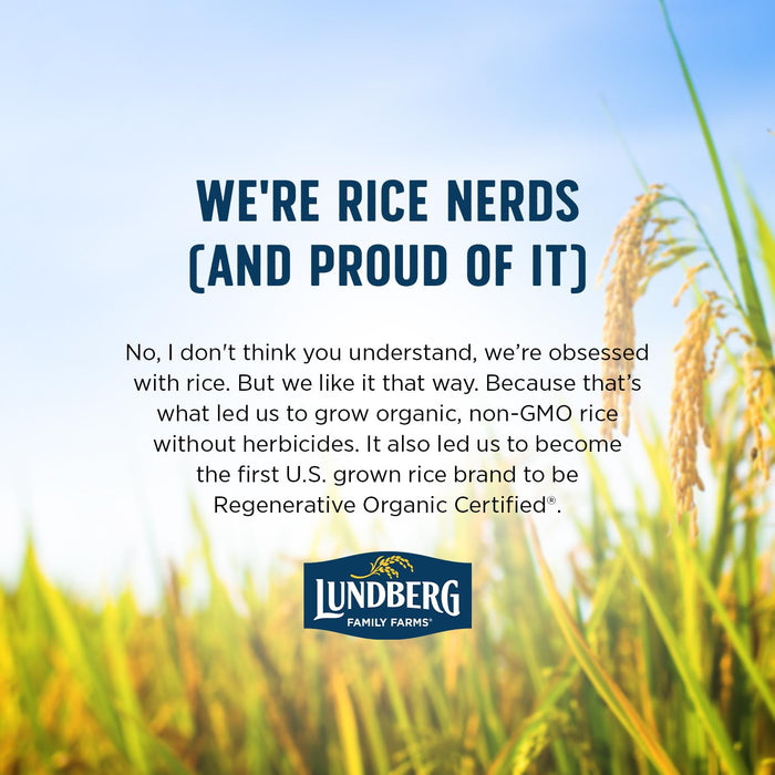 Lundberg Family Farms Basmati Rice – Fluffy Long-Grain Base for Workweek Lunch Bowls