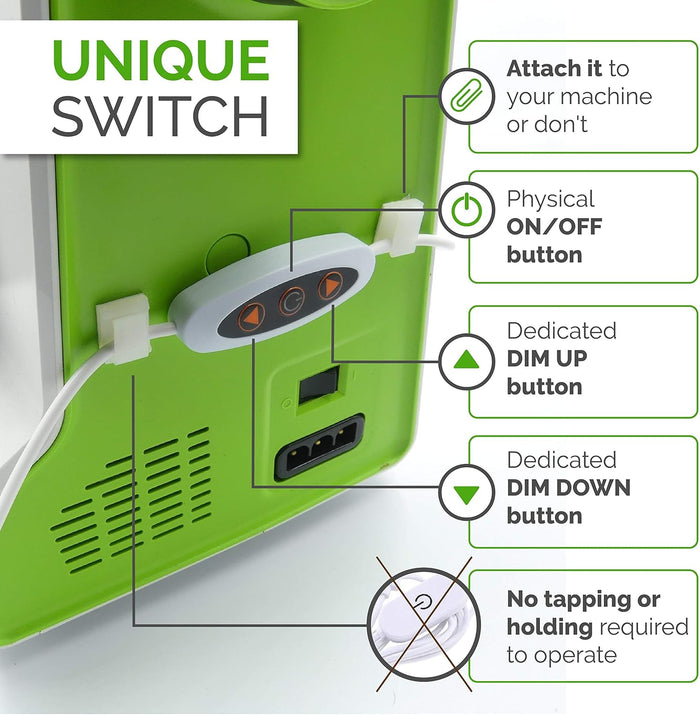 adhesive backing and included mounting clips for tool-free install