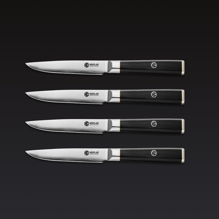 Master Series Damascus Steel Steak Knife Set, 4-pc