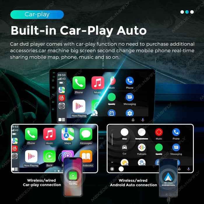 Mekede factory wholesale SS10 Linux stable universal car navigation host QLED screen