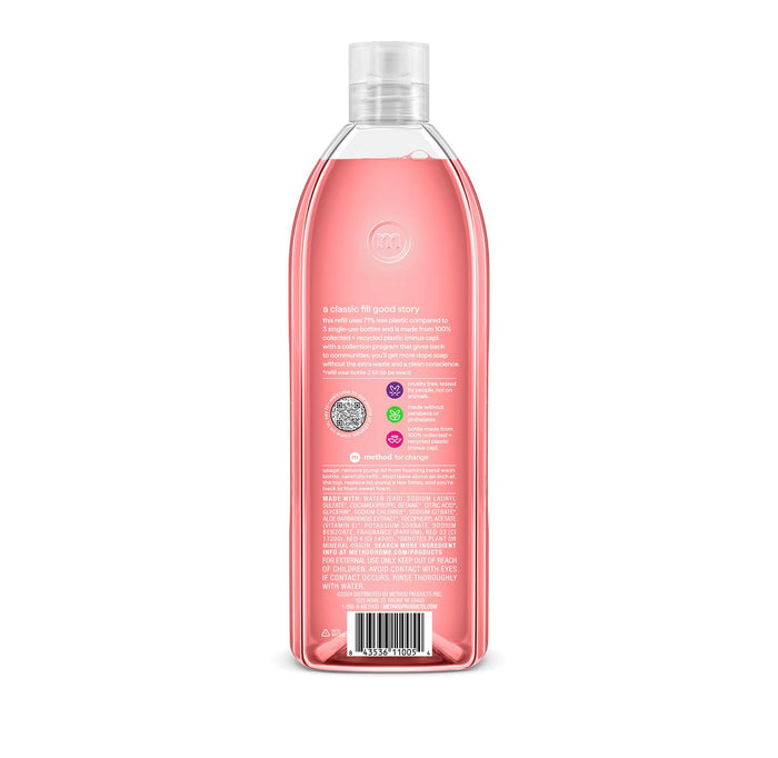 pink grapefruit foaming formula with hydrating cleansers