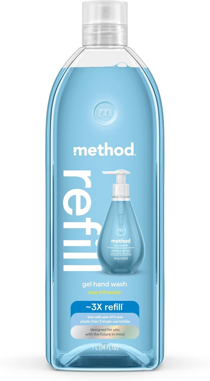 34 fl oz refill bottle available as pack of 1 or pack of 2