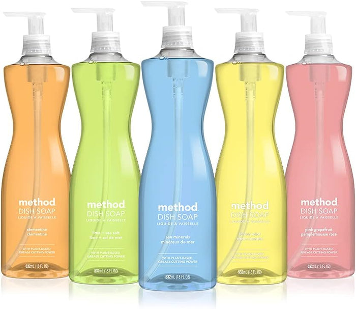 Method Lime + Sea Salt Dish Soap – Stylish Sink Area Upgrade for Studio Apartment Interiors