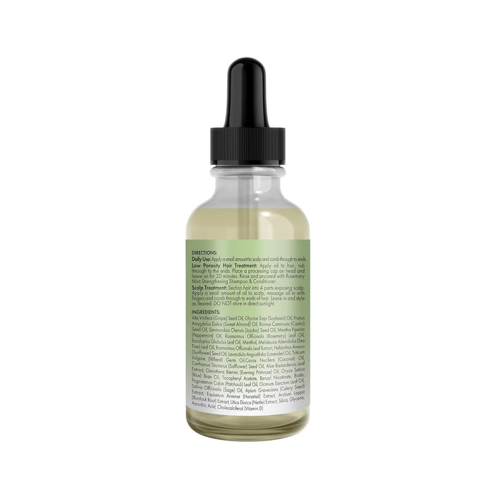 Mielle Organics Rosemary Mint Light Hair Oil – One-Bottle Hair Care Solution for Intentional Routines