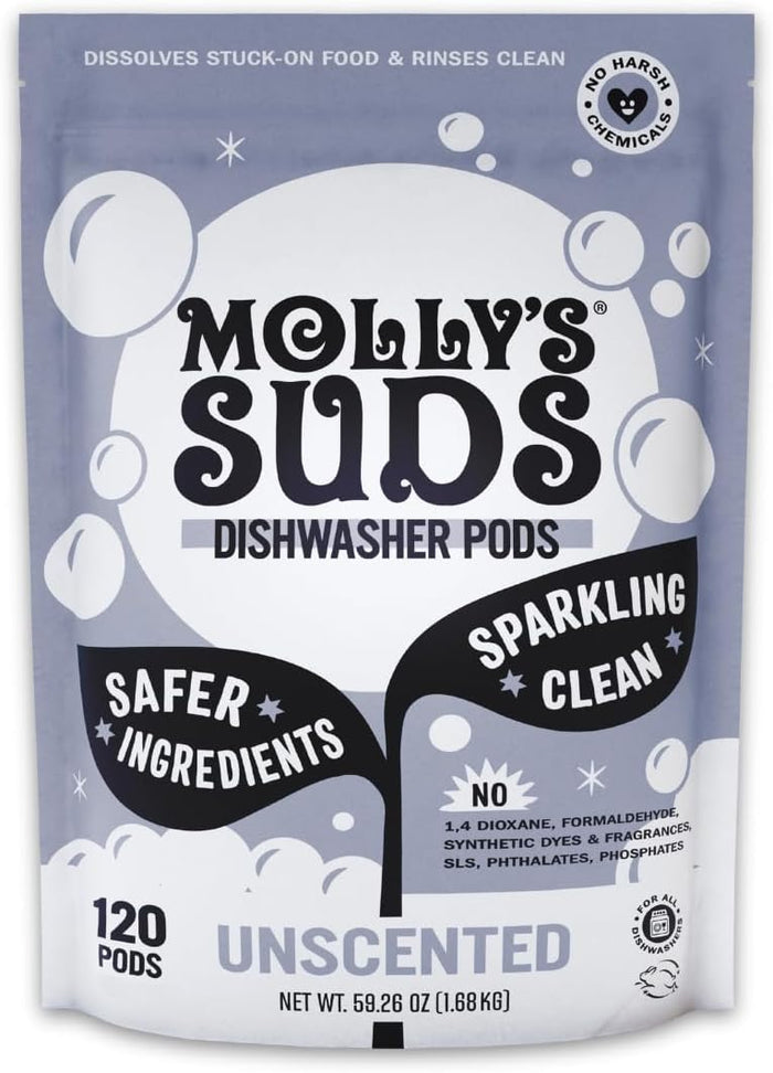 auto-release single-load pod format (one tab per dishwasher cycle)