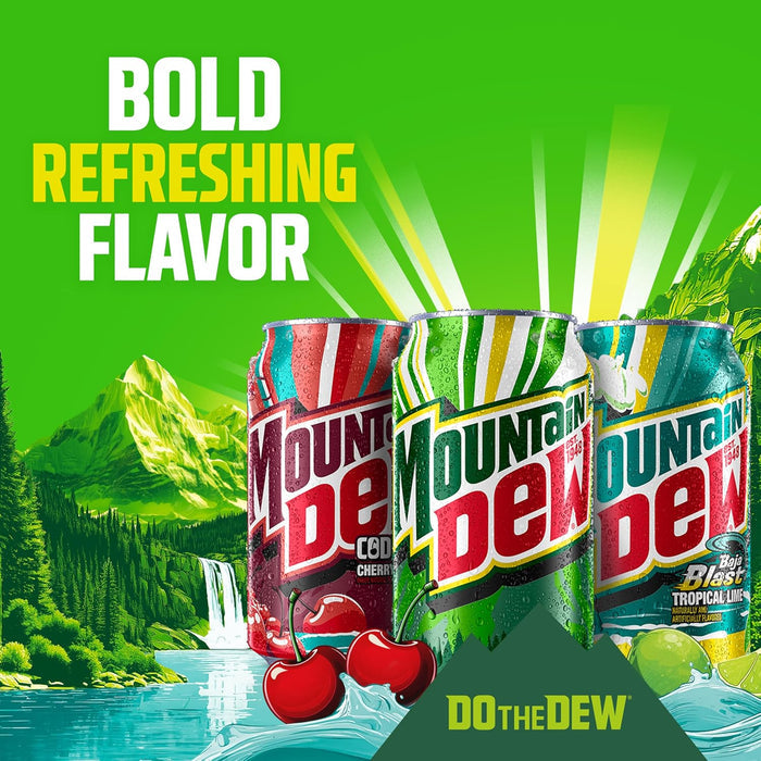 bright red cherry-flavored profile in code red combining citrus dew base with cherry notes