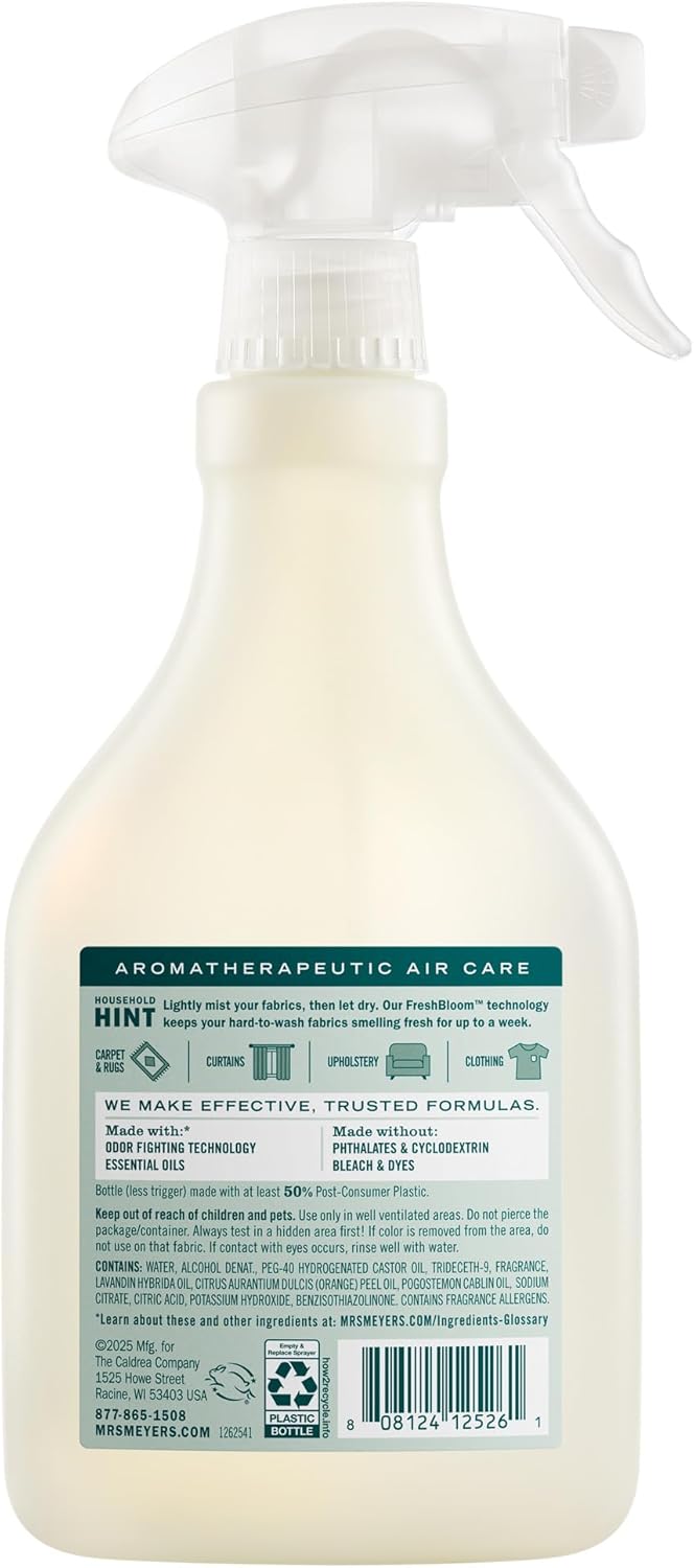 essential oil-infused formula with layered fragrance notes (e.g., birchwood with amber, ylang, bergamot, musk)