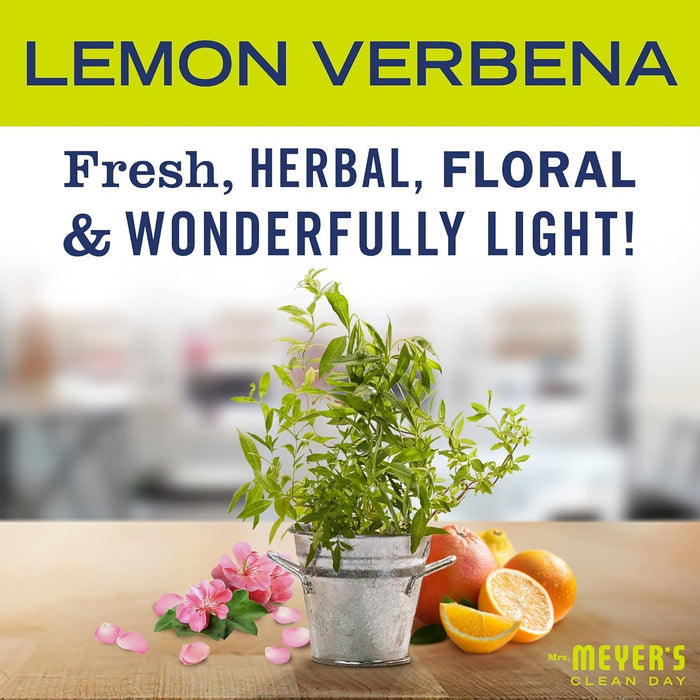 available in four garden-inspired scents: lemon verbena, lavender, basil, and citrus