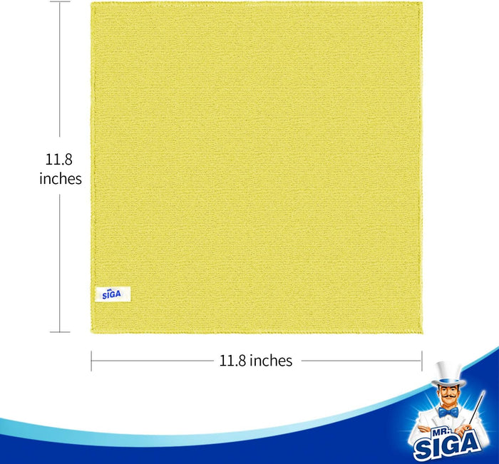 lint-free and non-abrasive weave safe for glass, mirrors, and stainless steel