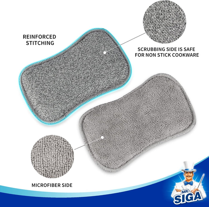 ergonomic curved shape sized at 6.5 x 3.85 x 0.98 inches for comfortable grip
