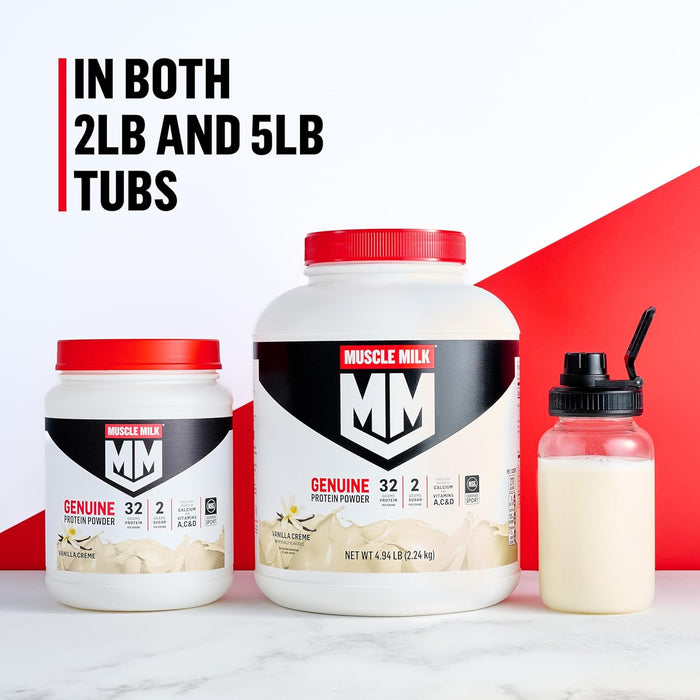 Muscle Milk Genuine Protein Powder – Energizing On-the-Go Breakfast for Commute and Workdays