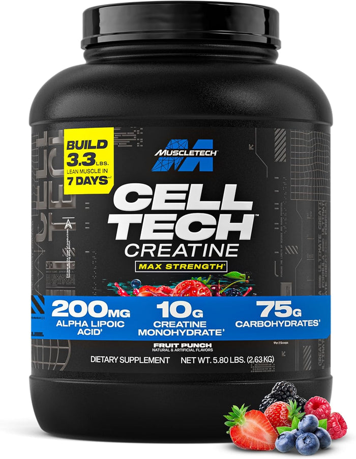 10g ultra-pure hplc-tested creatine monohydrate per serving