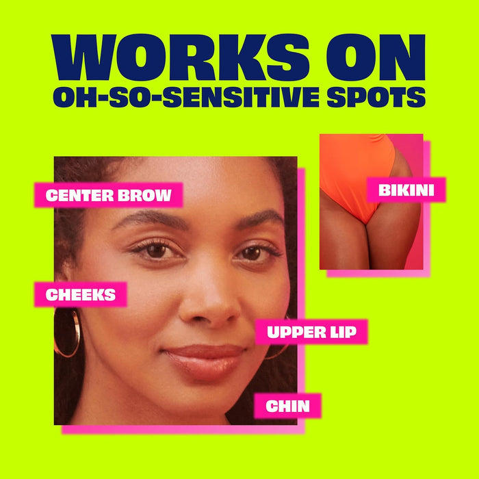 includes 4 post-wax wipes to remove residue and calm skin