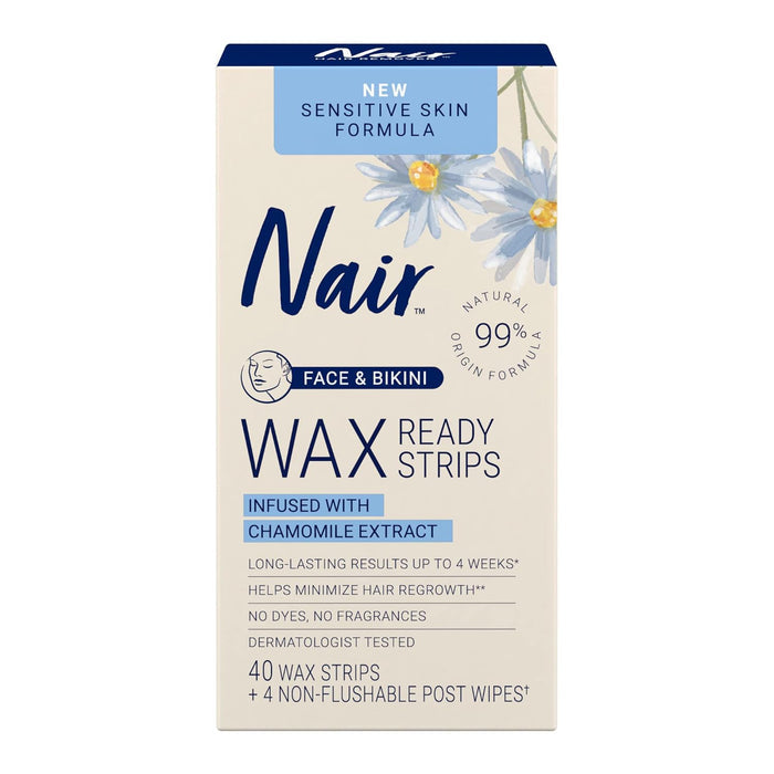 ready-to-use wax strips that require no warming or rubbing