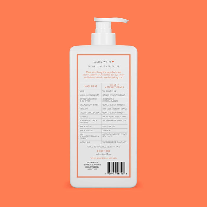12-ingredient clean formulation free of sls, sles, parabens, phthalates, dyes, and petrolatum