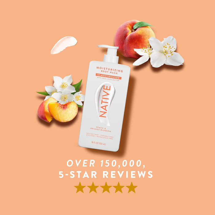 Native Moisturizing Body Wash – Night Jasmine & Walnut | Calming Nightly Bath Routine for Restful Sleep