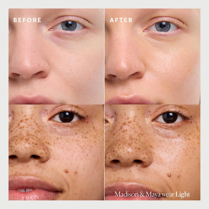 dewy, radiant finish suitable as a makeup primer base