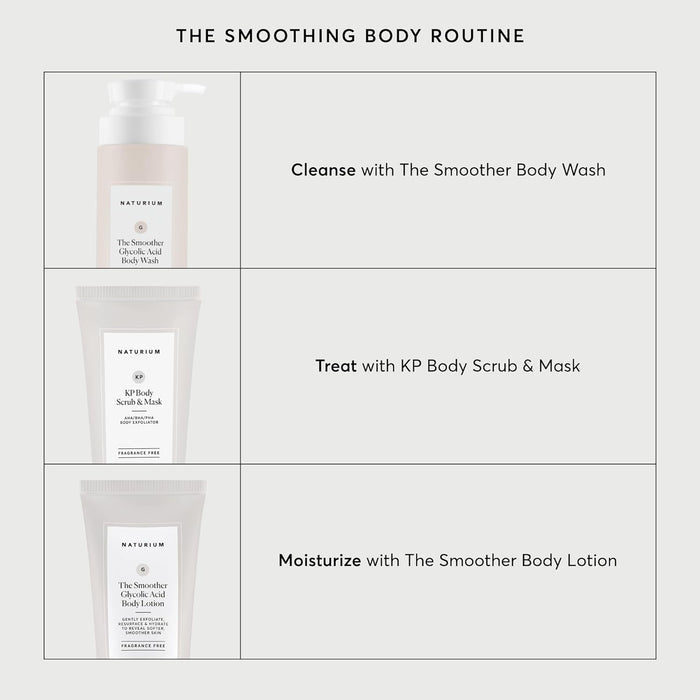 Naturium KP Body Scrub & Mask – Thoughtful Self-Care Gift for Women Dealing with Bumpy Skin, 8 oz