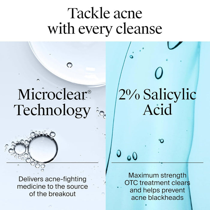 triple-action design: treats emerging acne, unclogs pores, controls oil