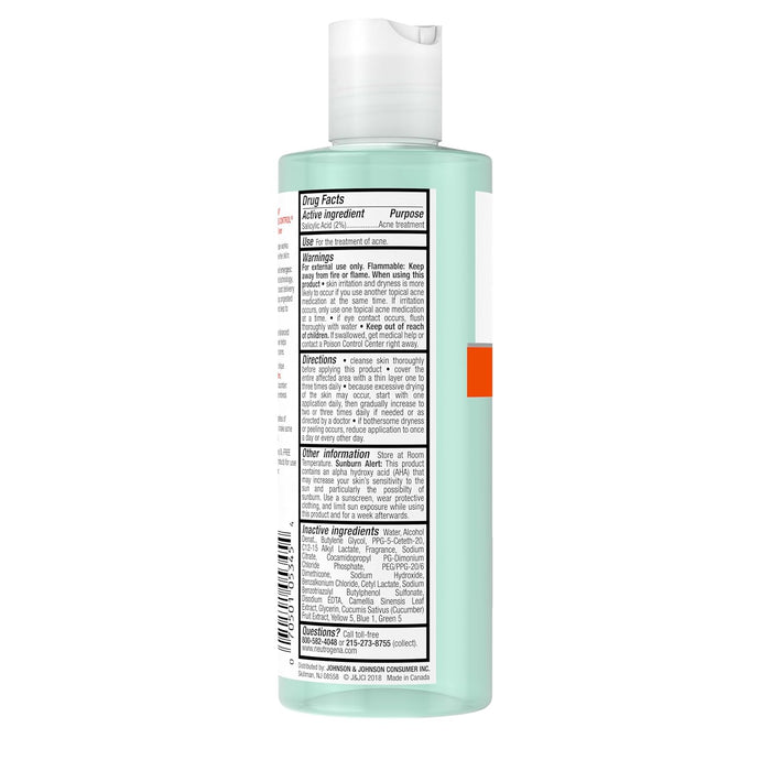 Neutrogena Acne Stress Control Toner – One-Step Triple-Action Replacement for a Streamlined Skincare Shelf