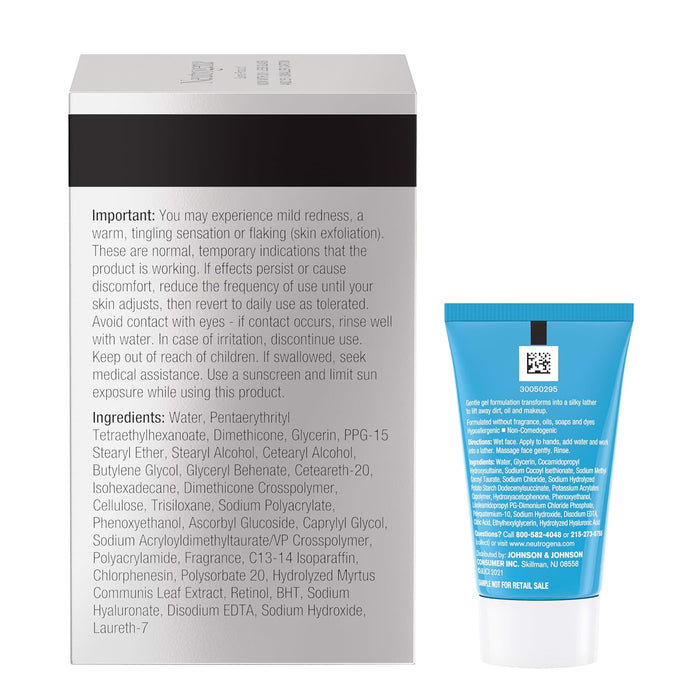 Neutrogena Anti-Aging Retinol Moisturizer + Vitamin C, Mindful Bedtime Skincare Routine Essential
