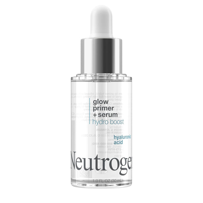 Neutrogena Hydro Boost Glow Booster Primer & Serum – Calming Beauty Moment for Mindful Morning Hydration