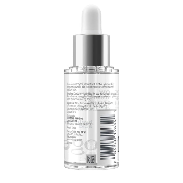 Neutrogena Hydro Boost Glow Booster Primer & Serum – Calming Beauty Moment for Mindful Morning Hydration