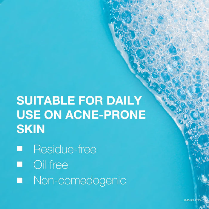 Neutrogena Oil-Free Acne Face Wash – Dermatologist-Tested Salicylic Acid Cleanser for Sensitive Skin
