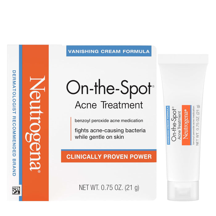 vanishing cream texture that absorbs clear and does not leave a white cast