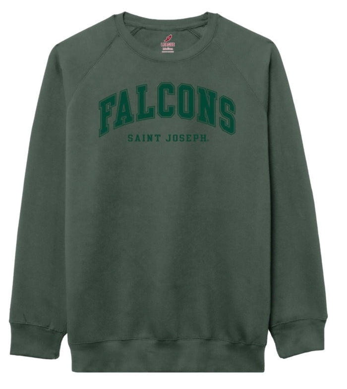 NEW League  Falcons Fleece Crew Sweatshirt