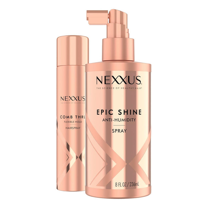 Nexxus Brushable Flexibility Spray – Uncluttered Beauty: Natural Finish, Zero Stiffness, 10 oz