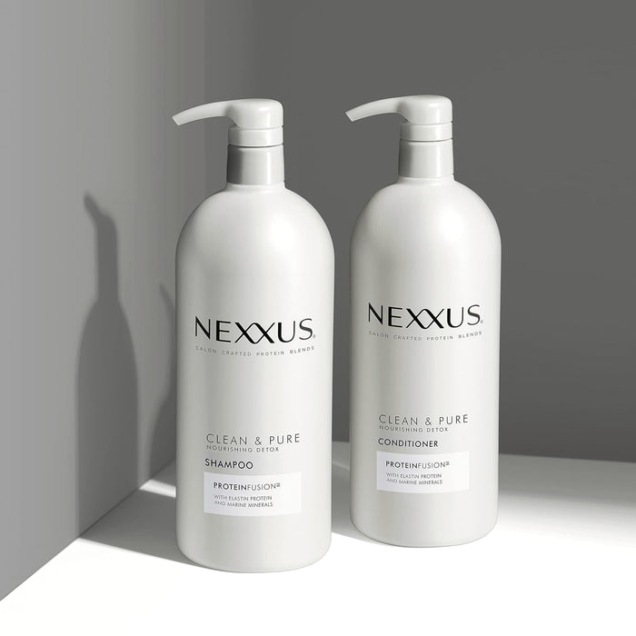 compatible with nexxus clean & pure scalp scrub, conditioning foam, and 5-in-1 hair oil for a full regimen