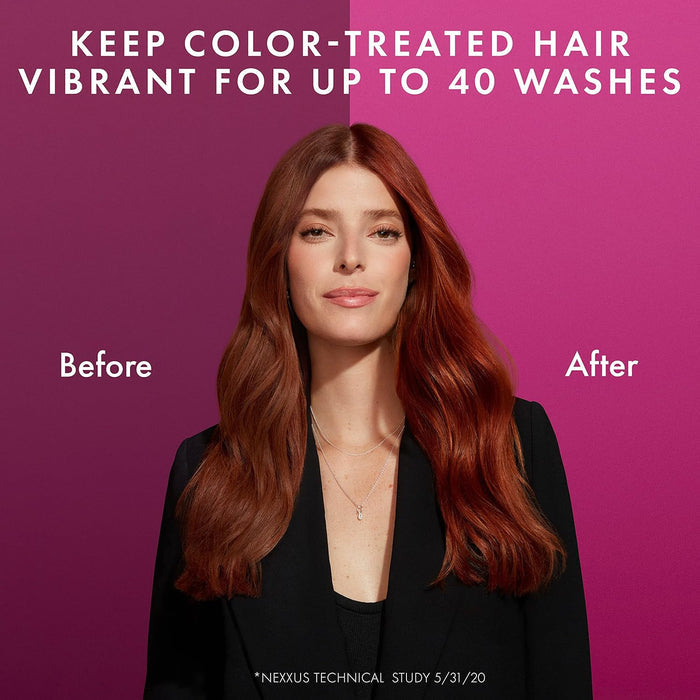 up to 40-wash color vibrancy protection when used as a shampoo and conditioner system