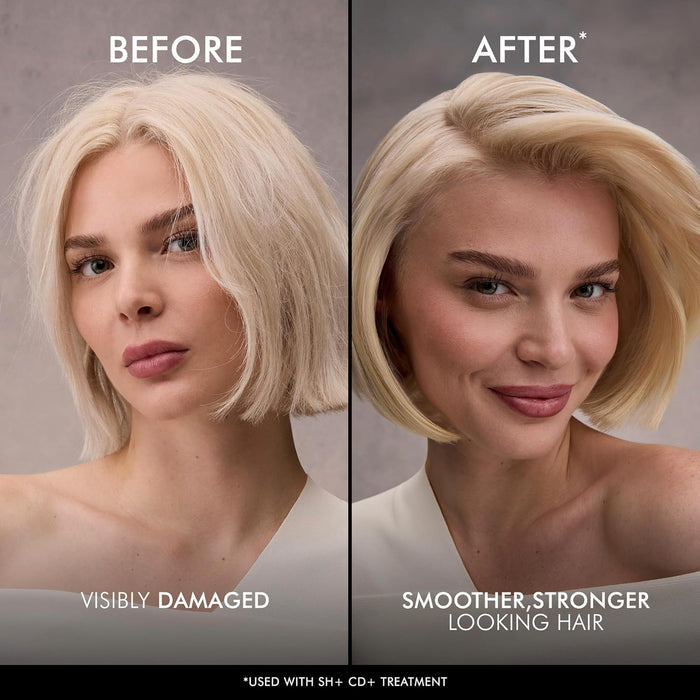 formulated to repair damage from coloring, bleaching, highlighting, heat, and mechanical styling
