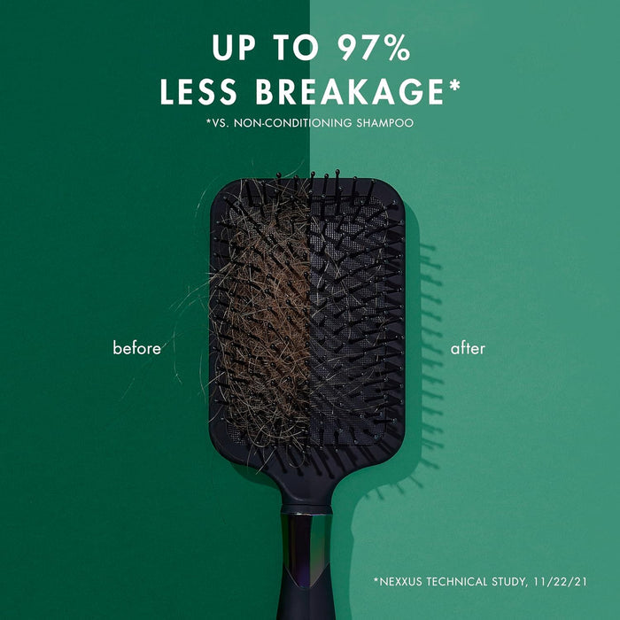 leave-in, no-rinse application on damp hair for styling ease