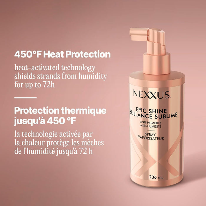 lightweight, non-greasy spray formula safe for color-treated hair
