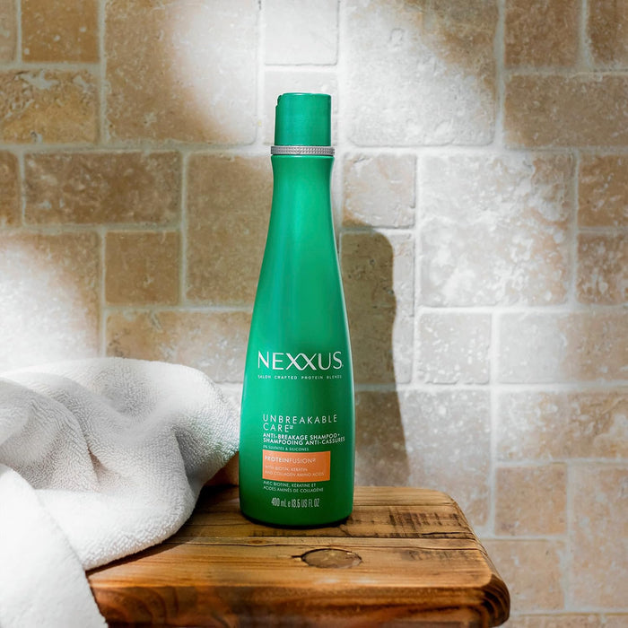 Nexxus Unbreakable Anti-Breakage Shampoo – Simplified Daily Routine, Clean Beauty Without Buildup