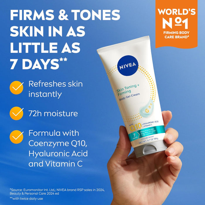 6.7 oz tube of skin firming & toning body gel cream