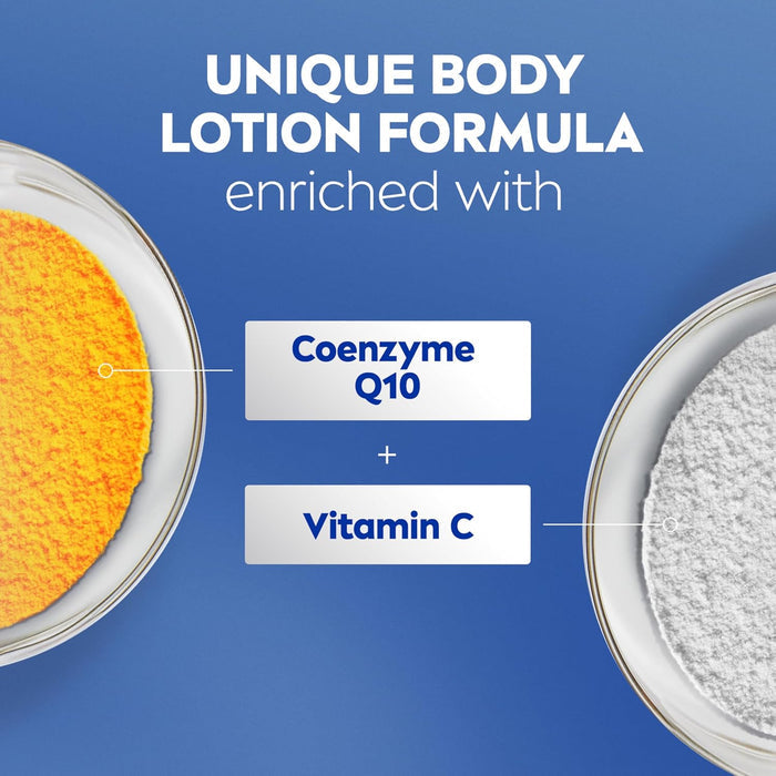 NIVEA Firming Body Lotion and Toning Gel Cream Bundle – Q10 Enriched Ritual for Thighs, Buttocks, and Stomach