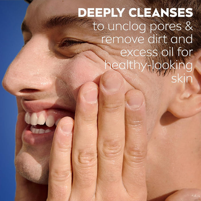 foaming cleanser formula that lifts oil and clears clogged pores