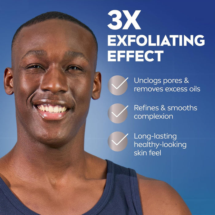 NIVEA MEN Maximum Hydration Face Scrub – Valentine's Day Grooming Gift for Husbands Who Skip Skincare