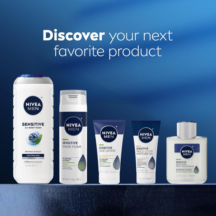 NIVEA MEN Sensitive Bamboo Body Wash – Practical Stocking Stuffer for Him