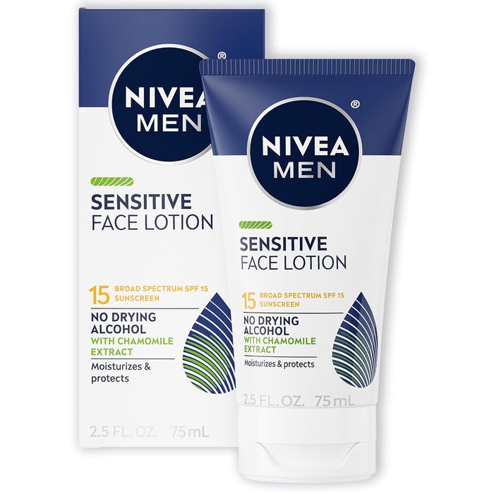 enriched with vitamin e, natural chamomile, and witch hazel extracts to calm irritation