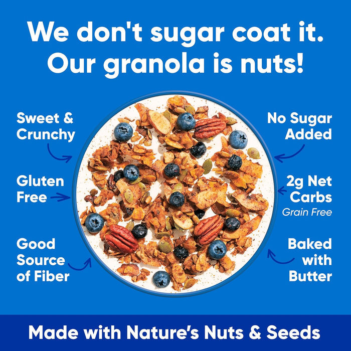 blueberry cinnamon flavor profile with dried blueberries and natural cinnamon