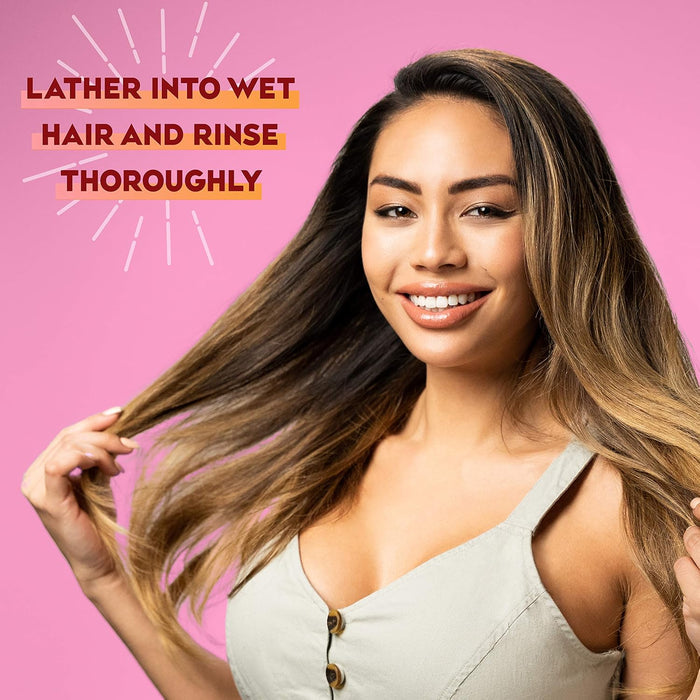 OGX Frizz-Free + Keratin Smoothing Oil Shampoo – One-Bottle Smoothing Solution for Frizzy Hair, 13 Fl Oz