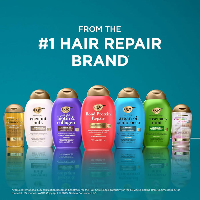 OGX Renewing Argan Oil of Morocco Shampoo – Housewarming and Self-Care Gift for Her Shower Shelf