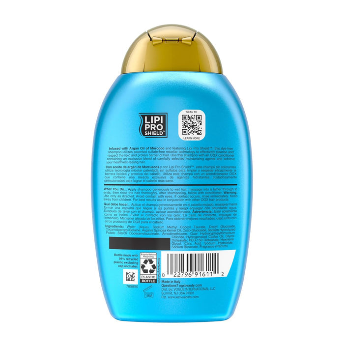 OGX Renewing Argan Oil of Morocco Shampoo – Housewarming and Self-Care Gift for Her Shower Shelf