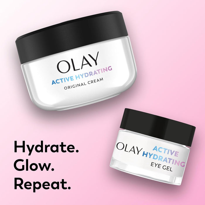 Olay Active Hydrating Cream – Wind-Down Facial Care for Nighttime Self-Care